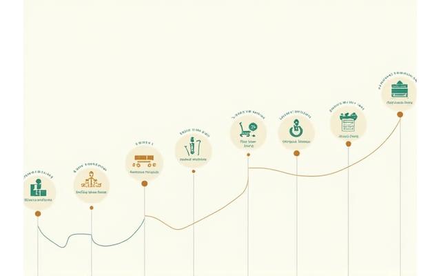 Clean infographic illustrating a timeline with key healthcare milestones and screening checks, symbolizing 'Preventive Health Roadmap.'
